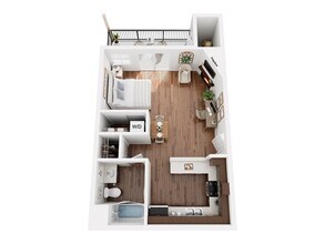 PLAN A - STUDIO 19-306 floor plan